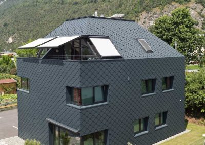 Duesse facciate ventilate villa Austria